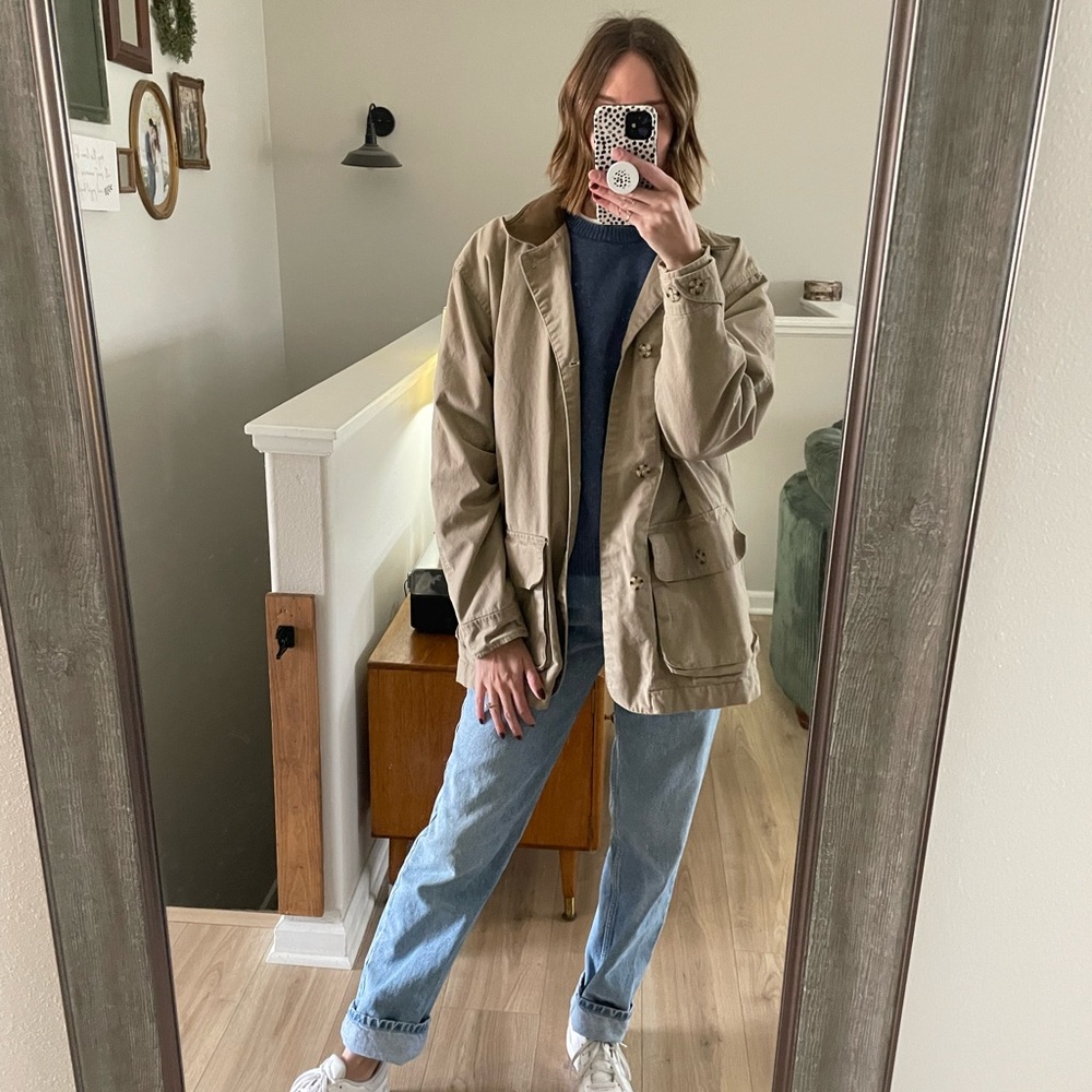 L.L. Bean Light Blue Wool Sweater - Picture 6 of 6